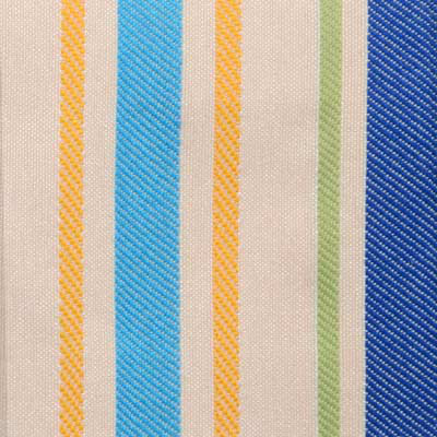 Royal Palm Indoor/Outdoor Woven Fabric, Blue/Turquoise