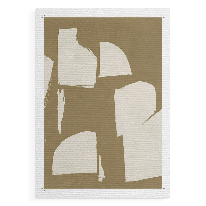 ChunkyAbstractIV -Canvas Print Only - NOT FRAMED