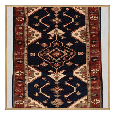 Tapis brun lavable à la machine