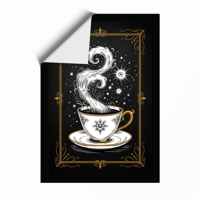Celestial Teacup Vintage - Print, Unframed, A1 - 84.1 x 59.4 cm