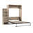 Osterman Storage Murphy Bed with Nightstand and Floating Shelves-1236735221-1257721043