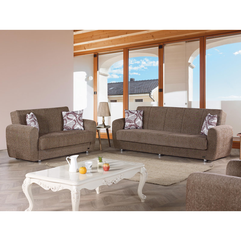 Colorado 61'' Upholstered Tight Back Convertible Sofa