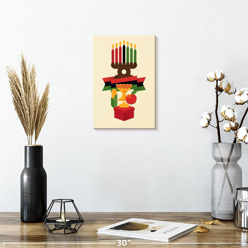 Célébration du Kwanzaa africain Lelend, H 12 po x l 8 po