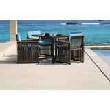 Horizon Outdoor 5 - Piece Dining Set with Cushions