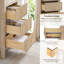 Armoire à linge autoportante en chêne naturel 20 po Cerrito-132847884