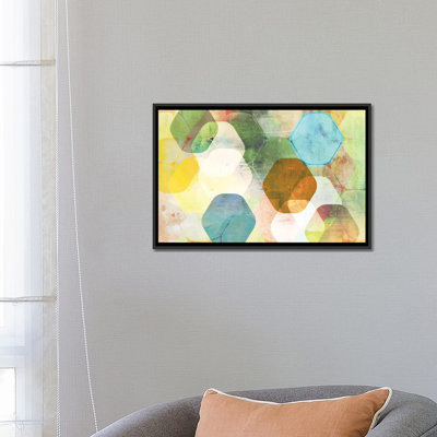 « rounded hexagonal i », reproduction de photo sur toile