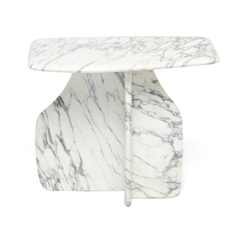 Celine Marble End Table, Arabescato