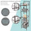 Aindrea Metal Bathroom Shelves-654563567