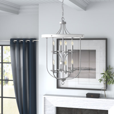 Lustre géométrique unique à 8 lumières Kingsley