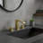 3 Hole Bathroom Sink Faucet with Double Lever Handle-120276148