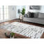 Tapis tissé argenté Manhattan-901372341