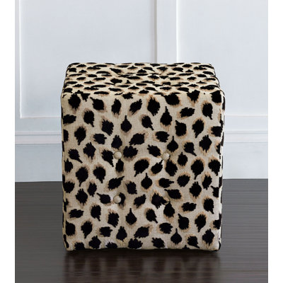 Ocelot Upholstered Ottoman