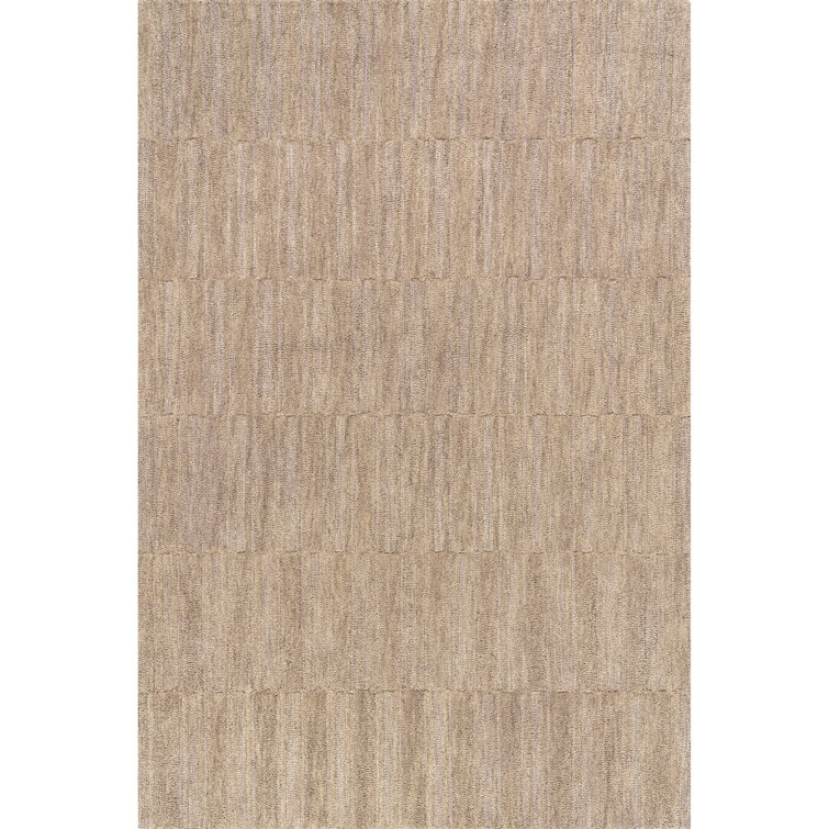 Starke Checked Wool Area Rug