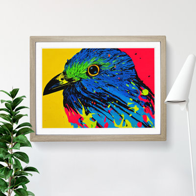 Bird Splash Vol.6 Abstract - Framed Print
