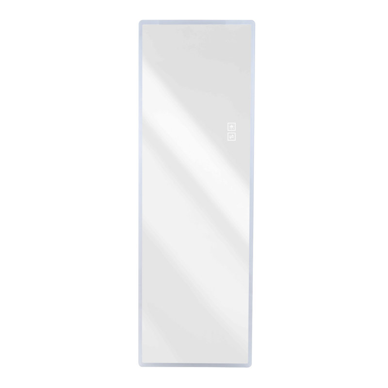 Full Length Mirror Lighted Vanity Body Mirror Led Mirror Wall-Mounted Mirror Big Size Rounded Corners, Bedroom,Living Room,Dressing Room Hotel