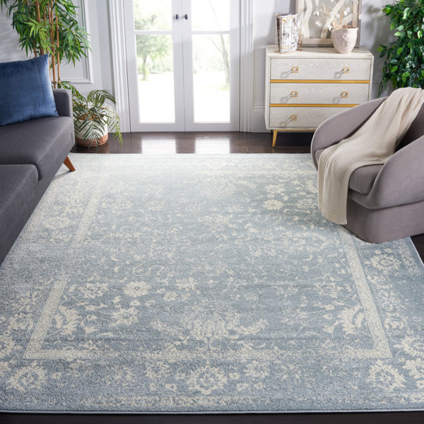 Ophelia & Co. Nuss Slate/Ivory Rug & Reviews | Wayfair