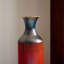 Ensemble de 3 grands vases de plancher rustiques en métal au fini artisanal, texture brûlée à la main pour une décoration de maison de campagne moderne et industrielle (28,35, 24,41, 20,47 pouces)
