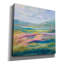  «Flower Hill 1» par Silvia Vassileva, art mural sur toile, 18 po x 18 po