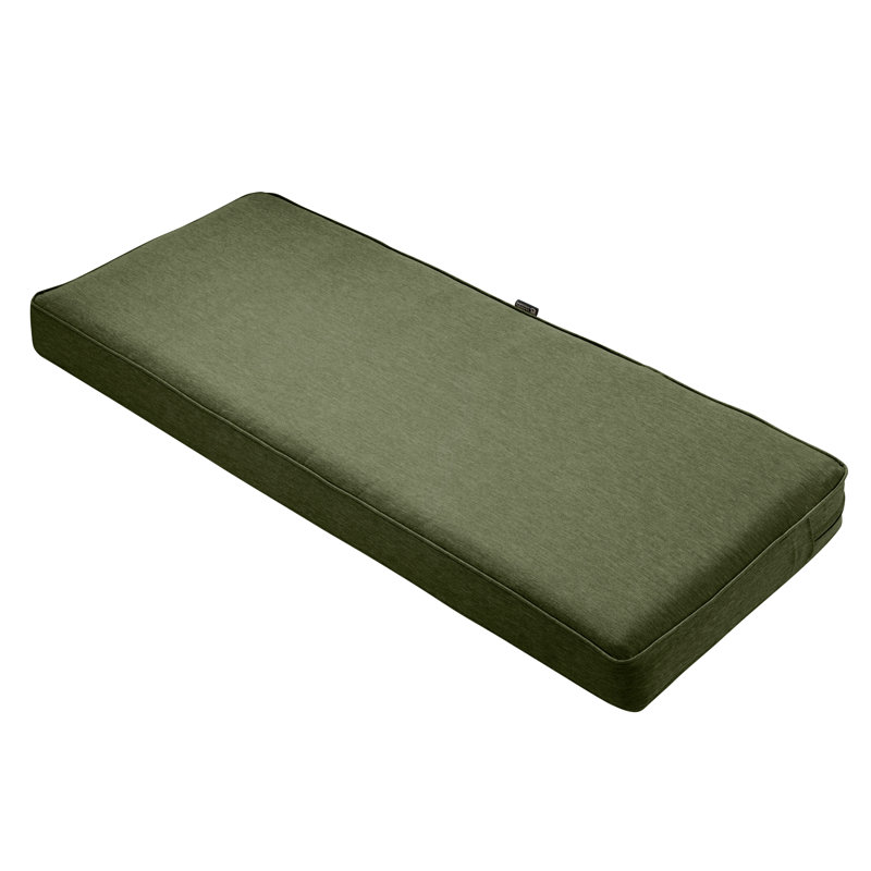 Ayvion Outdoor Bench Seat Cushion, Heather Fern, 59" W x 18" D
