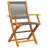2 - Person Wood Patio Dining Set with Round Table-100242812