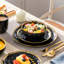Colour Piece Handmade Ceramic Dinnerware Set - Service for 4-1700407045