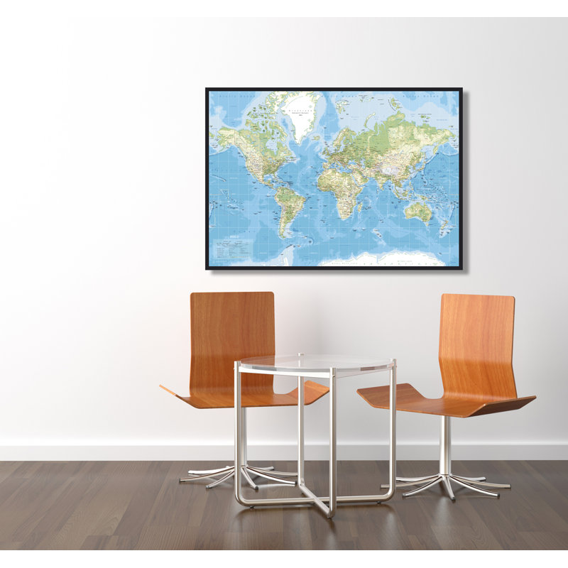 Single Picture Frame Print on Canvas, 74 cm H x 104 cm W x 4 cm D
