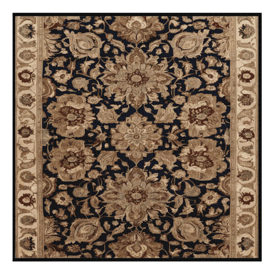 Tapis brun lavable à la machine