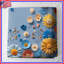 Couvre-lit matelassé à motif floral-126120510