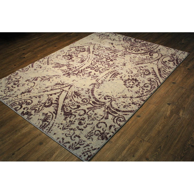 Tapis lavande/ivoire persan Lansdown