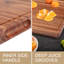 Acacia Wood Cutting Board For Kitchen, Charcuterie Board Cheese Board With Deep Groove, Chopping Board For Meat, Vegetables, Fruit-368464048