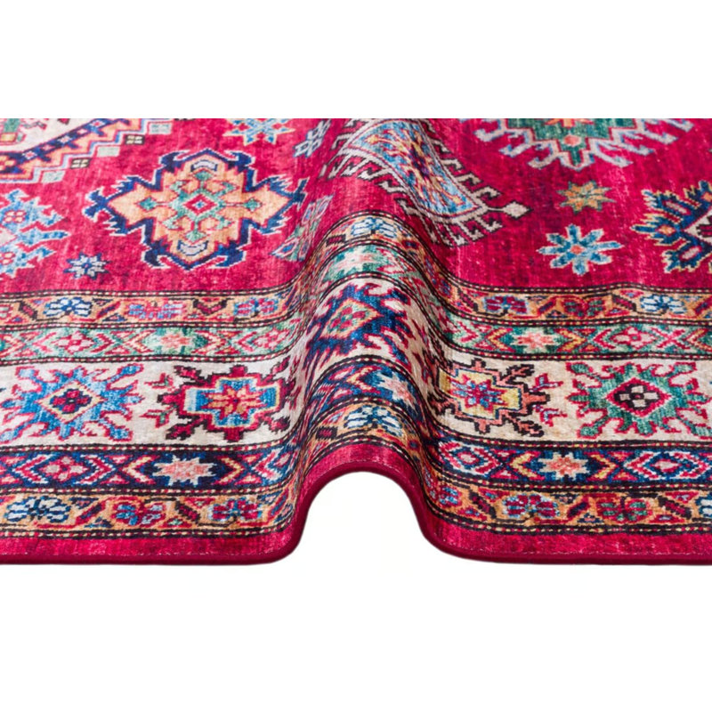 Tapis intérieur / extérieur en coton Rupinder, Tapis de couloir 2 pi 7 po x 6 pi 7 po