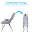 Harbour Housewares - Padded Reclining Folding Chairs-126281543