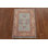 Light Blue Oushak Vegetable Dye Accent Rug 2x3