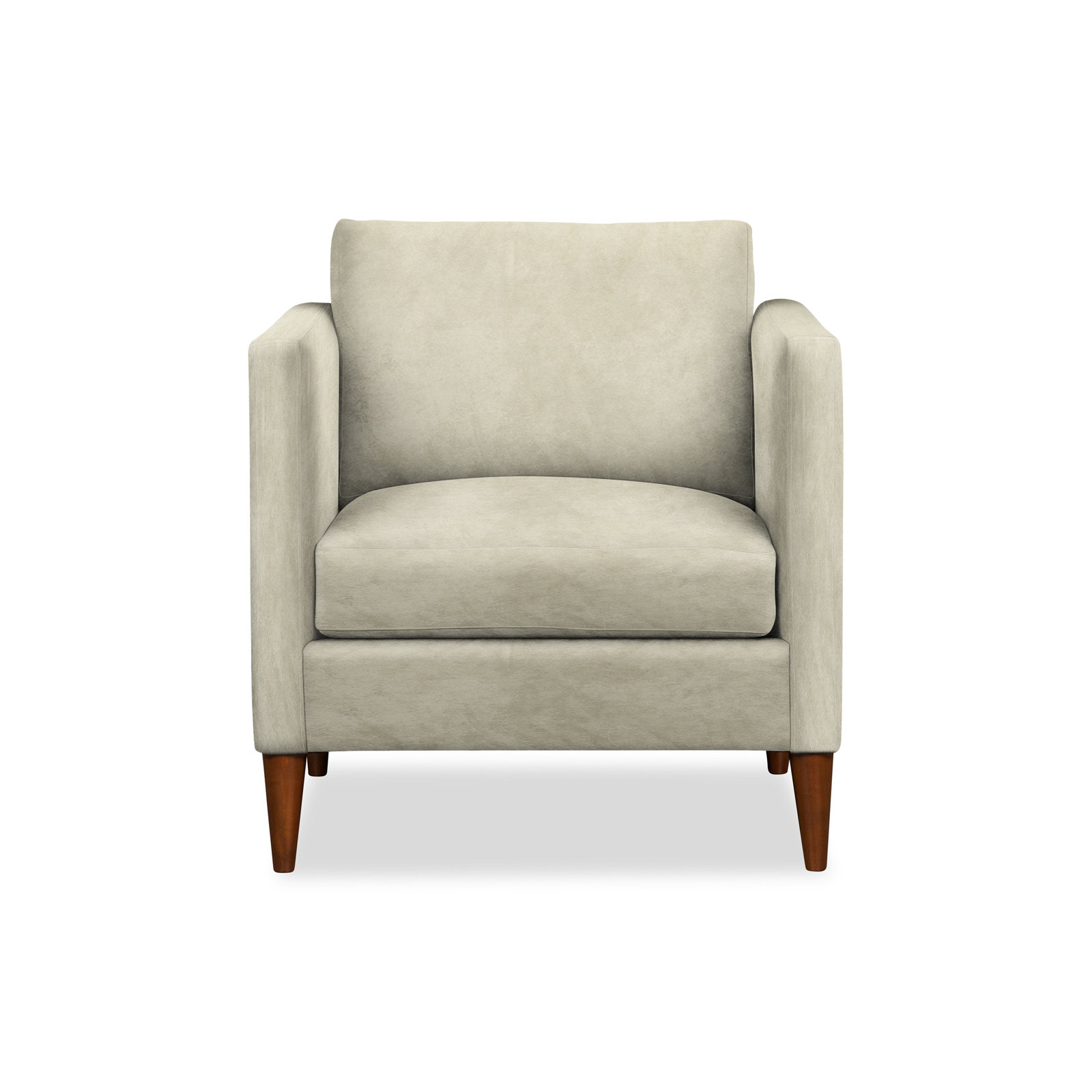 Clifford Upholstered Custom Armchair, Bella Beach Performance Velvet