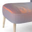 Chaise d'appoint, motif floral beige tapissé - motif floral beige II-88109730