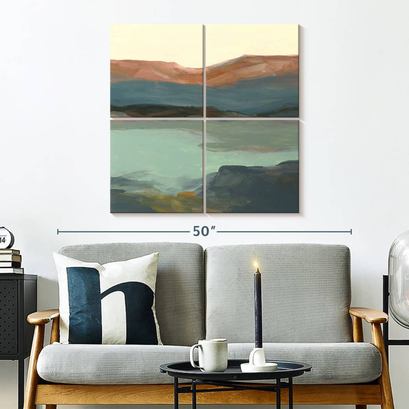 Rolling Bluffs, 32" H x 32" W