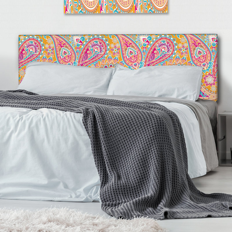 Tête de lit tapissier, Grand, Pink
