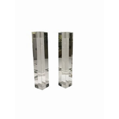 Square Crystal Candleholder