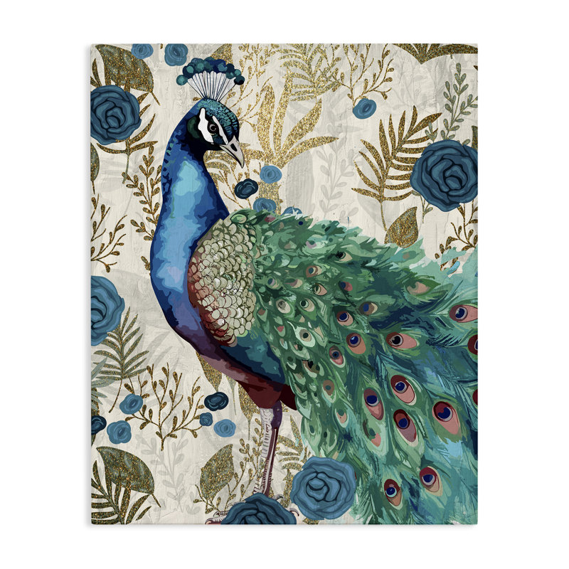 Toile de fierté rocaille rococo, design par Kim Allen, H 48 po x l 36 po