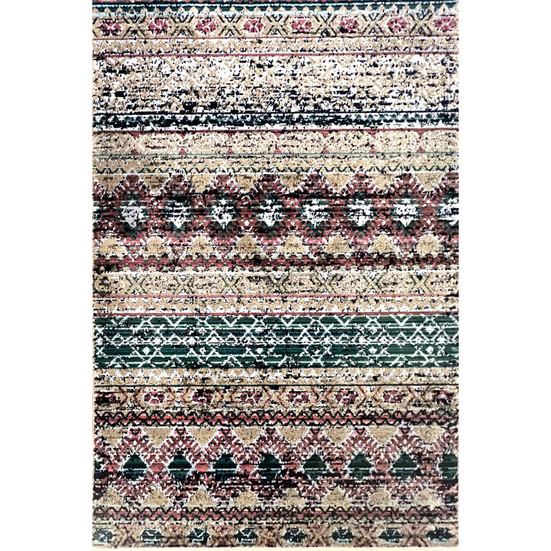 Geometric 100cm X 150cm Area Rug, Rectangle 160cm x 240cm