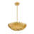 Eclectic 5 Light Gold Leaf Chandelier-873864644-873864645