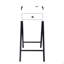 Table d'appoint blanche et noire avec ports USB-1593615917