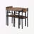 2 - Person Pedestal Dining Set
