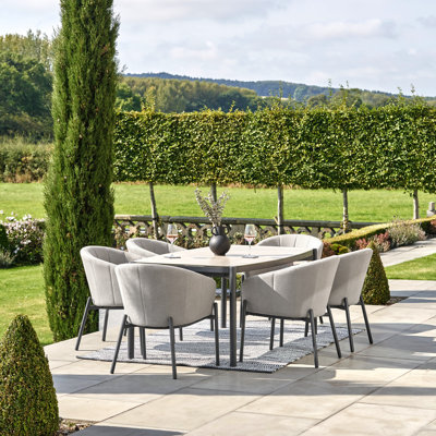 6 - Person Patio Dining Set with Rectangular Table
