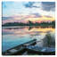 «Lakeside Sunset», impression sur toile tendue