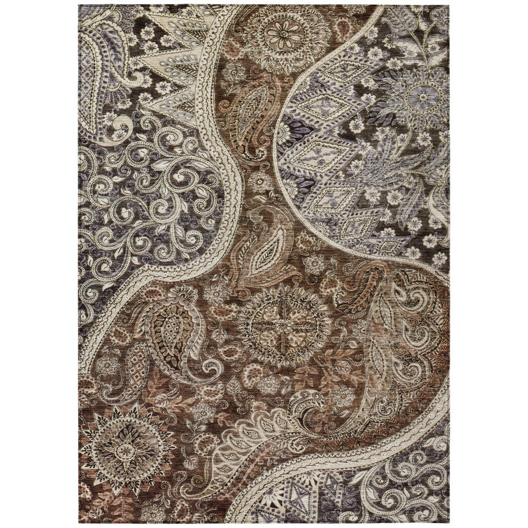 Chayil Area Rug with Non-Slip Backing