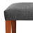 Fabric & Oak Finish Bench-460902623