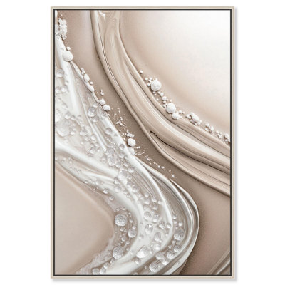 «Viscous Veils I Canvas Elegant Abstracts» par Art Remedy