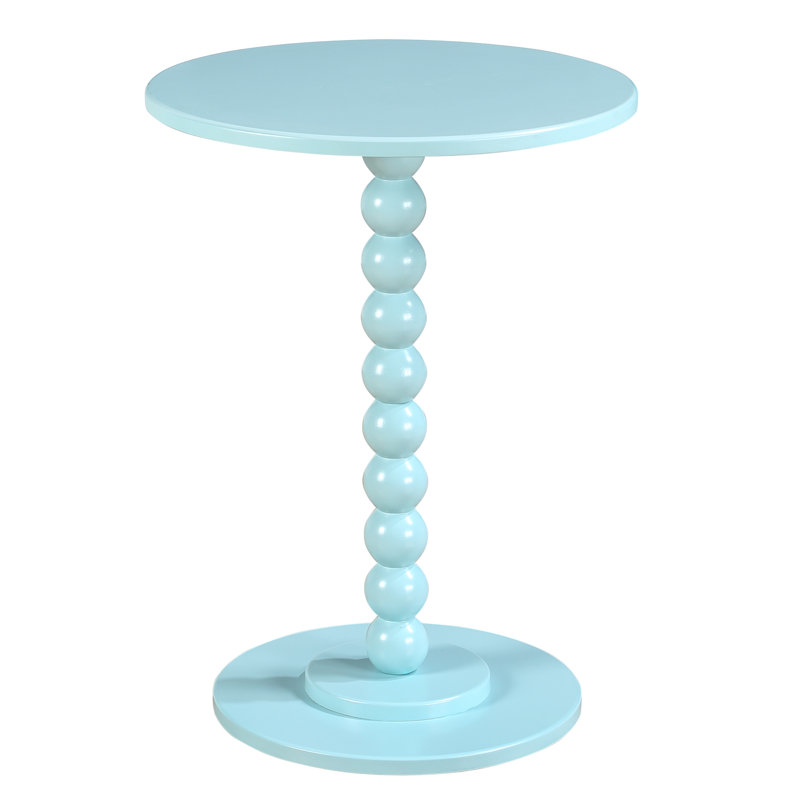 Markell End Table, Sea Foam Blue