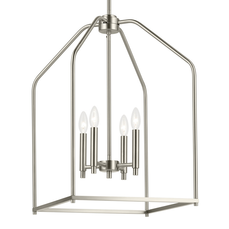 Madden Brushed Nickel 4-Light Pendant, Brushed Nickel